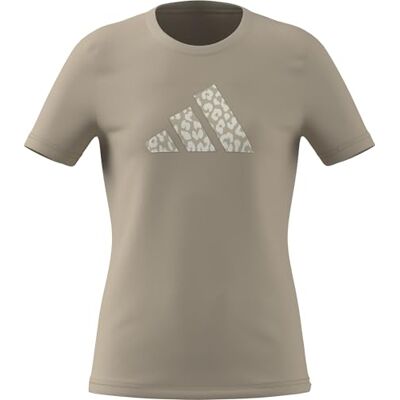 Adidas Fille Junior Girls Animal Print Graphic Tee, Crystal Linen, 13-14 Years Adidas Fille Junior Girls Animal Print Graphic Tee, Crystal Linen, 13-14 Years