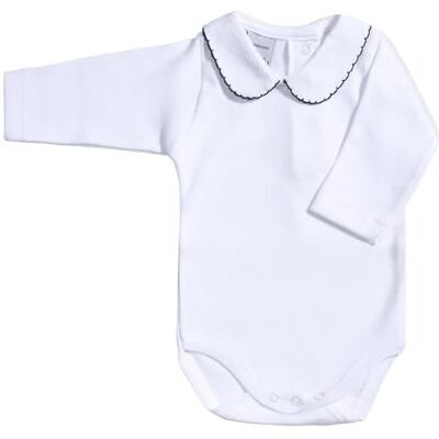 BABIDU Body Neonato a Maniche Lunghe in 100% Cotone, Tutina Neonato Realizzato in Tessuto Morbido, Traspirante e Anallergico per Pelli Sensibili, Body in Piqué con Collo a Polo, Abbigliamento Unisex BABIDU Body Neonato a Maniche Lunghe in 100% Cotone, Tutina Neonato Realizzato in Tessuto Morbido, Traspirante e Anallergico per Pelli Sensibili, Body in Piqué con Collo a Polo, Abbigliamento Unisex