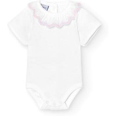 BABIDU Body Neonato Manica Corta 100% Cotone, Body Neonato con Volant sul Collo, Tessuto Traspirante Morbido e Anallergico per Pelli Sensibili, Abbigliamento Unisex Neonato e Bambina, Basic Estivi BABIDU Body Neonato Manica Corta 100% Cotone, Body Neonato con Volant sul Collo, Tessuto Traspirante Morbido e Anallergico per Pelli Sensibili, Abbigliamento Unisex Neonato e Bambina, Basic Estivi