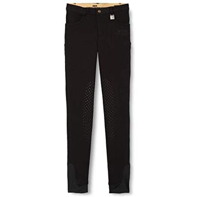 HKM Reithose -Kids Slimline Easy- Silikon-kniebesatz9100, Pantaloni Bambine e Ragazze HKM Reithose -Kids Slimline Easy- Silikon-kniebesatz9100, Pantaloni Bambine e Ragazze