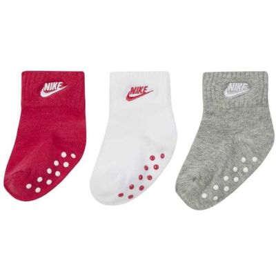 Nike Core Futura Gripper Calzini per bimbi Rush Pink 12/24 mesi Nike Core Futura Gripper Calzini per bimbi Rush Pink 12/24 mesi