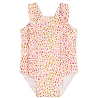 Petit Bateau Abbigliamento Giorno Bambino Ragazza, Marshmallow/Multico, 6 Mesi Petit Bateau Abbigliamento Giorno Bambino Ragazza, Marshmallow/Multico, 6 Mesi