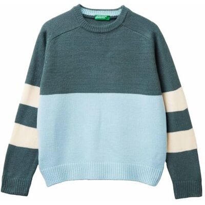 United Colors Of Benetton Maglia G/C M/L Maglione, Grigio, 150 cm Bambino United Colors Of Benetton Maglia G/C M/L Maglione, Grigio, 150 cm Bambino