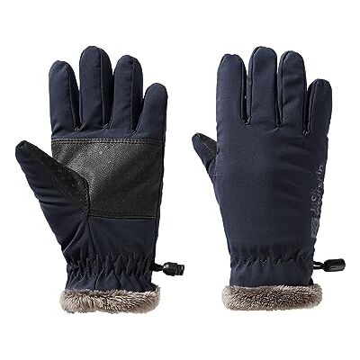 Jack Wolfskin Guanti unisex per bambini, High Loft, K, blu notte, 128, blu notte, 128 Jack Wolfskin Guanti unisex per bambini, High Loft, K, blu notte, 128, blu notte, 128