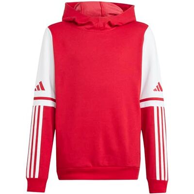 Adidas Unisex Bambini SQUADRA25 SWEAT HOODY KIDS, team power red 2/white, 13-14 Years Adidas Unisex Bambini SQUADRA25 SWEAT HOODY KIDS, team power red 2/white, 13-14 Years
