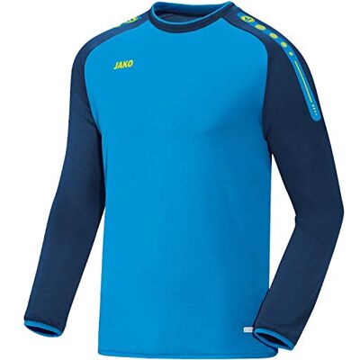 JAKO , Champ trainingssweat, Bambini, Champ, Blau/Marine/Neongelb, 152 JAKO , Champ trainingssweat, Bambini, Champ, Blau/Marine/Neongelb, 152