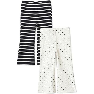 Amazon Essentials Leggings da Ragazza in Maglia Svasata Slim Fit, a Pois, a Righe Irregolari, 11-12 anni Amazon Essentials Leggings da Ragazza in Maglia Svasata Slim Fit, a Pois, a Righe Irregolari, 11-12 anni