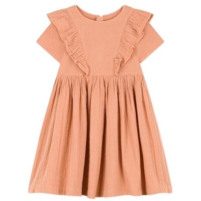 Petit Bateau , Abito senza maniche Bambine e ragazze, Rosa Sienna, 8 anni Petit Bateau , Abito senza maniche Bambine e ragazze, Rosa Sienna, 8 anni