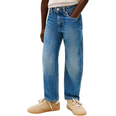 Tommy Hilfiger Jeans da Ragazzo con vestibilità Comoda e Lavata, Taglia M, KB0KB10341, Denim (Denim Medium Soft), 4 Anni, Denim (Denim Medium Soft), 4 Anni Tommy Hilfiger Jeans da Ragazzo con vestibilità Comoda e Lavata, Taglia M, KB0KB10341, Denim (Denim Medium Soft), 4 Anni, Denim (Denim Medium Soft), 4 Anni