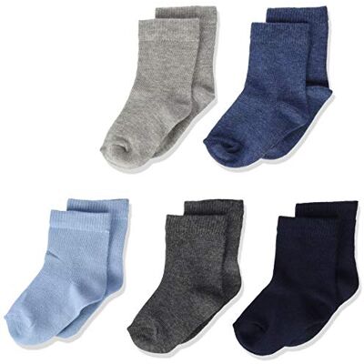 MINYMO Bimbo 0-24 5er Pack Socken In Verschieden Farben Calze Not Applicable, Multicolore (Dark Navy 778), 19-22 (Taglia Unica: 19) MINYMO Bimbo 0-24 5er Pack Socken In Verschieden Farben Calze Not Applicable, Multicolore (Dark Navy 778), 19-22 (Taglia Unica: 19)