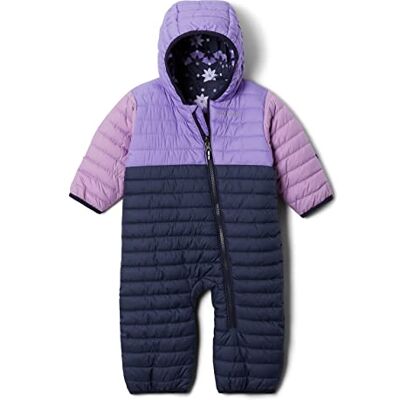 Columbia Powder Lite Reversible Bunting, Tuta De Sci, Unisex Bambini e ragazzi, Nocturnal/Paisley Purple/Gumdrop, 3/6 Columbia Powder Lite Reversible Bunting, Tuta De Sci, Unisex Bambini e ragazzi, Nocturnal/Paisley Purple/Gumdrop, 3/6