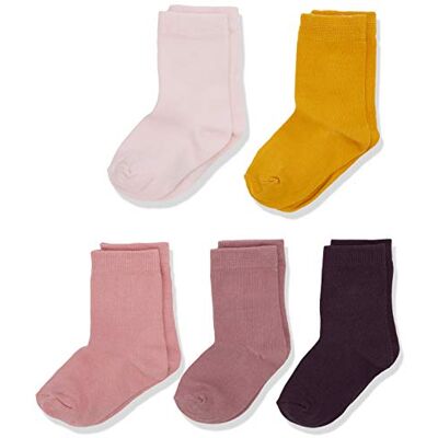 MINYMO 5er Pack Socken In Verschieden Farben, Calze Bambina, Multicolore (Shadow Purple 664), 31-34 (Taglia Produttore: 31) MINYMO 5er Pack Socken In Verschieden Farben, Calze Bambina, Multicolore (Shadow Purple 664), 31-34 (Taglia Produttore: 31)