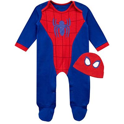 Marvel Tutine Neonato e Cappello Bambino Body Neonato Spiderman Marvel Tutine Neonato e Cappello Bambino Body Neonato Spiderman