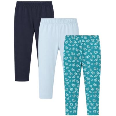 Bear Leggings (Pacco da 2) Unisex-Bambini e Ragazzi Bear Leggings (Pacco da 2) Unisex-Bambini e Ragazzi