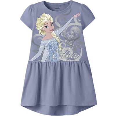 NAME IT Nmfmomsa Frozen SS Dress Wdi, Purple Impression, 92 cm Bambina NAME IT Nmfmomsa Frozen SS Dress Wdi, Purple Impression, 92 cm Bambina