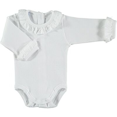BABIDU Body Neonato Manica Lunga 100% Cotone con Colletto Prato con Pizzo, Body Neonato Realizzato in Morbido Tessuto Anallergico e Traspirante, Abbigliamento Unisex Neonato e Bambina, Prima Indossata BABIDU Body Neonato Manica Lunga 100% Cotone con Colletto Prato con Pizzo, Body Neonato Realizzato in Morbido Tessuto Anallergico e Traspirante, Abbigliamento Unisex Neonato e Bambina, Prima Indossata