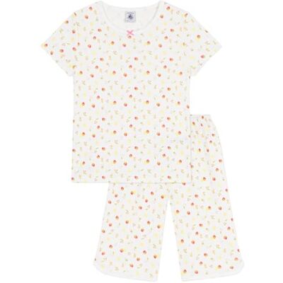 Petit Bateau Pigiama Capri Bambino in Cotone Stampato Frutta Petit Bateau Pigiama Capri Bambino in Cotone Stampato Frutta