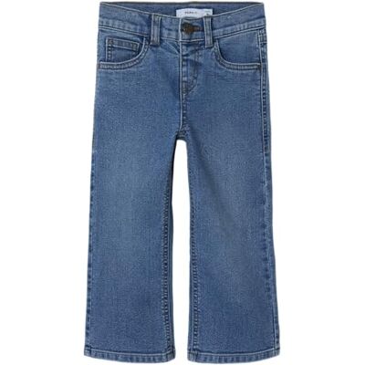 NAME IT Nmfrose Wide Jeans 8808-Dt TB, Media Blu Denim, 98 Bambina NAME IT Nmfrose Wide Jeans 8808-Dt TB, Media Blu Denim, 98 Bambina