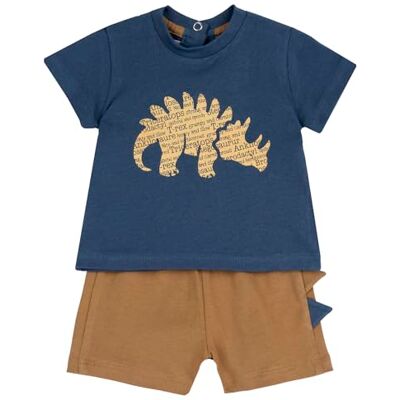 Chicco Completo con T-shirt e Pantaloncini Bimbo 0-24 Dotata di Apertura sulla Schiena con Bottoncini 261 Chicco Completo con T-shirt e Pantaloncini Bimbo 0-24 Dotata di Apertura sulla Schiena con Bottoncini 261
