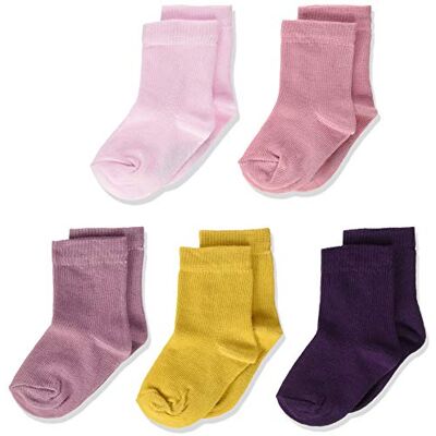 MINYMO Bimba 0-24 5er Pack Socken In Verschieden Farben Calze Not Applicable, Multicolore (Shadow Purple 664), 19-22 (Taglia Unica: 19) MINYMO Bimba 0-24 5er Pack Socken In Verschieden Farben Calze Not Applicable, Multicolore (Shadow Purple 664), 19-22 (Taglia Unica: 19)