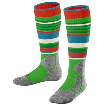 Falke Calzini da sci unisex per bambini, SK2 Intermediate K Kh, materiale funzionale caldo, spesso, 1 paio, verde vivido 7231 Trend 27-30, Verde Vivid Green 7231 Trend, 27-30 Falke Calzini da sci unisex per bambini, SK2 Intermediate K Kh, materiale funzionale caldo, spesso, 1 paio, verde vivido 7231 Trend 27-30, Verde Vivid Green 7231 Trend, 27-30