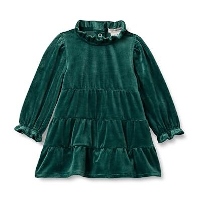 Amazon Essentials X Sofia Grainge Vestito Unisex in Velluto a Coste a Maniche Lunghe, Colore Verde Scuro, 2T Amazon Essentials X Sofia Grainge Vestito Unisex in Velluto a Coste a Maniche Lunghe, Colore Verde Scuro, 2T