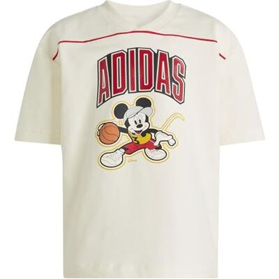 Adidas Mixte Enfant Disney Mickey Mouse Tee, off White/Pure Ruby/Black, 6-7 Years Adidas Mixte Enfant Disney Mickey Mouse Tee, off White/Pure Ruby/Black, 6-7 Years
