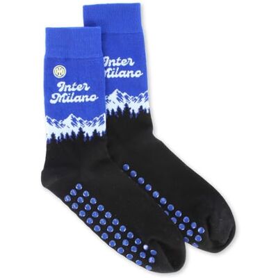 Inter linea Xmas – Calze antiscivolo Vacanze Invernali 25/26 adulto unisex morbide e traspiranti con motivo natalizio e logo ufficiale 35-38 Inter linea Xmas – Calze antiscivolo Vacanze Invernali 25/26 adulto unisex morbide e traspiranti con motivo natalizio e logo ufficiale 35-38