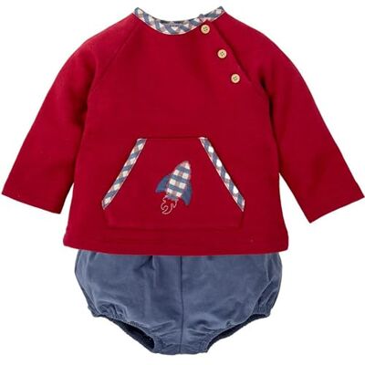 BABIDU Set di 2 pezzi di cotone, design morbido e traspirante, ideale per neonato, uso quotidiano BABIDU Set di 2 pezzi di cotone, design morbido e traspirante, ideale per neonato, uso quotidiano