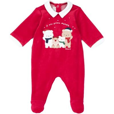 Chicco Tutine Natale Neonato/Neonata 0-24 mesi, Rosso (7), 1 mesi, Designed in Italy Chicco Tutine Natale Neonato/Neonata 0-24 mesi, Rosso (7), 1 mesi, Designed in Italy