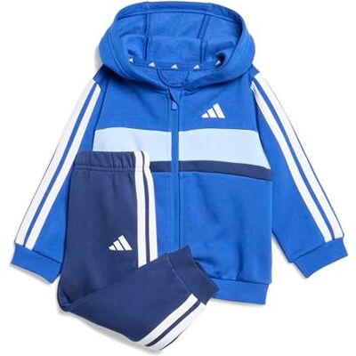 Adidas Unisex Bimbi 0-24 Essentials Tiberio 3 Stripes Fleece Trackuit Track Suit, team royal blue/glow blue/dark blue/white, 3-6 Months Adidas Unisex Bimbi 0-24 Essentials Tiberio 3 Stripes Fleece Trackuit Track Suit, team royal blue/glow blue/dark blue/white, 3-6 Months