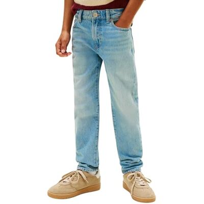 Tommy Hilfiger Jeans Dritti da Bambino KB0KB10035 Dritto, Denim (Denim Light), 8 Anni, Denim (Denim Light), 8 Anni Tommy Hilfiger Jeans Dritti da Bambino KB0KB10035 Dritto, Denim (Denim Light), 8 Anni, Denim (Denim Light), 8 Anni