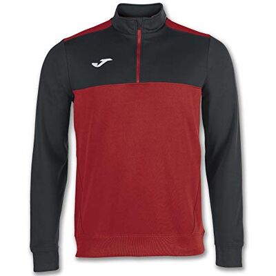 Joma Felpa Senza Cappuccio, Winner, Ragazzi, Rosso-Nero, 3XS Joma Felpa Senza Cappuccio, Winner, Ragazzi, Rosso-Nero, 3XS