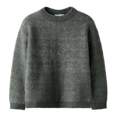 NAME IT Nkmkjertan LS Knit, Verde Bosco, 122/128 cm NAME IT Nkmkjertan LS Knit, Verde Bosco, 122/128 cm