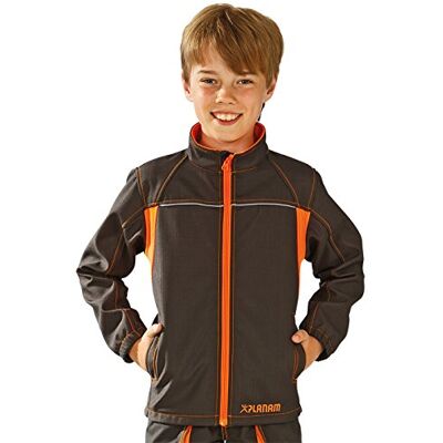Planam - 6132 Oliv/orange - Oliv/orange - 86/92 - Giacca softshell Planam - 6132 Oliv/orange - Oliv/orange - 86/92 - Giacca softshell