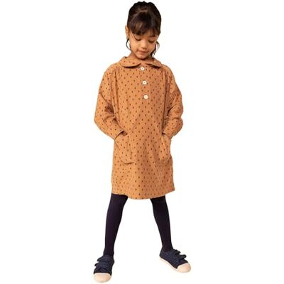 Petit Bateau , Abito a maniche lunghe Bambine e ragazze, Rosa Sienna/Multicolore, 4 anni Petit Bateau , Abito a maniche lunghe Bambine e ragazze, Rosa Sienna/Multicolore, 4 anni