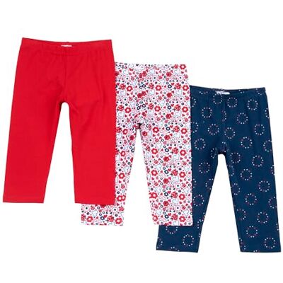 Prénatal , 3 Leggings Bambina, Pantaloni Bambina Stile Capri in Cotone Leggero, Diverse Fantasie Prénatal , 3 Leggings Bambina, Pantaloni Bambina Stile Capri in Cotone Leggero, Diverse Fantasie