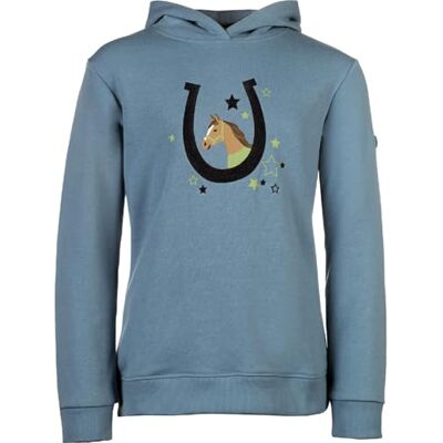 HKM Diana Felpa con Cappuccio per Bambini Blu Fumo 146/152 HKM Diana Felpa con Cappuccio per Bambini Blu Fumo 146/152