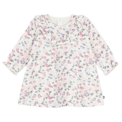 Petit Bateau A0dvl01 Vestito da Bambina in Cotone, a Maniche Lunghe, con Stampa Floreale, Confezione da 1, Milk/Multico, 18 Mesi Petit Bateau A0dvl01 Vestito da Bambina in Cotone, a Maniche Lunghe, con Stampa Floreale, Confezione da 1, Milk/Multico, 18 Mesi