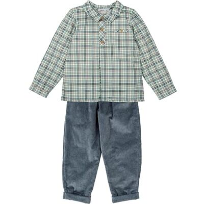 BABIDU Set per bambini a due pezzi, in cotone, design morbido e traspirante, ideale per neonato, uso quotidiano BABIDU Set per bambini a due pezzi, in cotone, design morbido e traspirante, ideale per neonato, uso quotidiano