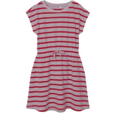 NAME IT Nkfmie SS Dress Noos, Keepsake Lilac, 116 cm Bambina NAME IT Nkfmie SS Dress Noos, Keepsake Lilac, 116 cm Bambina
