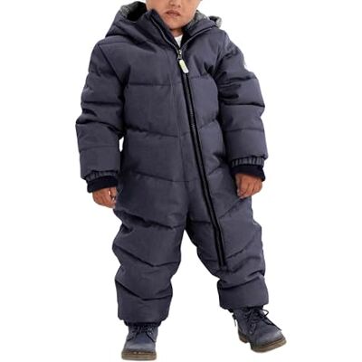 Killtec Boy's Tuta/tuta da neve in look piumino con cappuccio Twinkly MNS ONPC B, blu scuro, 74/80, Killtec Boy's Tuta/tuta da neve in look piumino con cappuccio Twinkly MNS ONPC B, blu scuro, 74/80,
