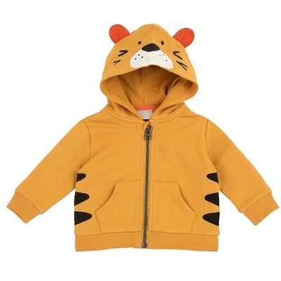 Chicco Felpa con Zip, Felpa Bimbo 0-24, Ocra, 6 Mesi Chicco Felpa con Zip, Felpa Bimbo 0-24, Ocra, 6 Mesi