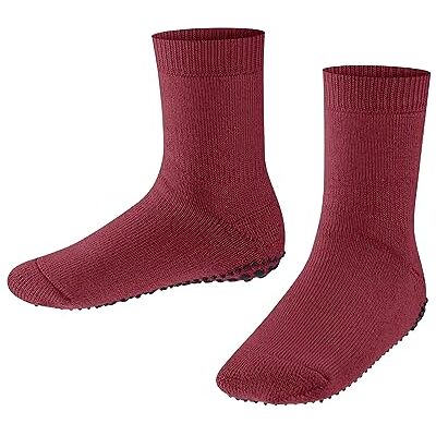 Falke Catspads K Hp cotone lana con suola in gomma 1 paire, Calze da casa Unisex Bambini, Rosso Coral 8833, 23-26 Falke Catspads K Hp cotone lana con suola in gomma 1 paire, Calze da casa Unisex Bambini, Rosso Coral 8833, 23-26