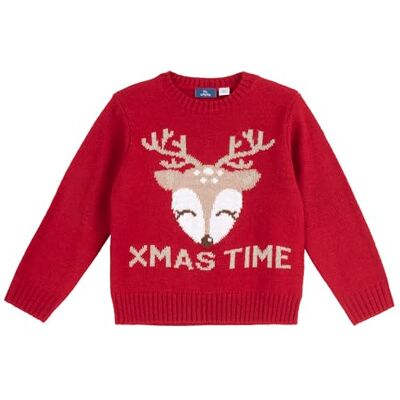 Chicco Maglioni di Natale in Tricot Bambino e Ragazzo/Bambina e Ragazza, Rosso (3), 8 Anni, Designed in Italy Chicco Maglioni di Natale in Tricot Bambino e Ragazzo/Bambina e Ragazza, Rosso (3), 8 Anni, Designed in Italy