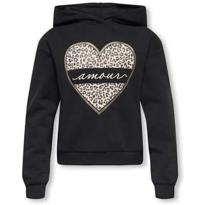 Only Kids Kogcooper Life Heart LS Hoodie Swt Noos Only Kids Kogcooper Life Heart LS Hoodie Swt Noos