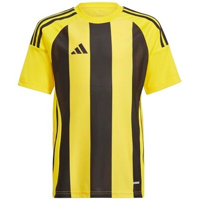 Adidas Unisex Bambini e Ragazzi Striped 24 Jersey Kids Shirt, Team Yellow/Black, 7-8 Years Adidas Unisex Bambini e Ragazzi Striped 24 Jersey Kids Shirt, Team Yellow/Black, 7-8 Years