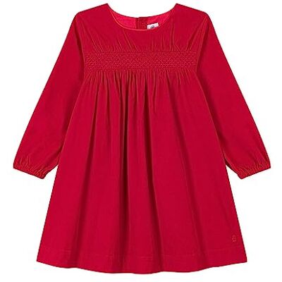 Petit Bateau , Abito a maniche lunghe Bambine e ragazze, Rosso Corrida, 4 anni Petit Bateau , Abito a maniche lunghe Bambine e ragazze, Rosso Corrida, 4 anni