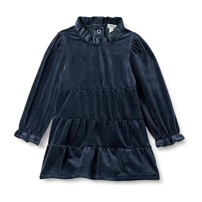 Amazon Essentials X Sofia Grainge Vestito Unisex in Velluto a Coste, a Maniche Lunghe, 24 Mesi, Colore: Blu Navy Amazon Essentials X Sofia Grainge Vestito Unisex in Velluto a Coste, a Maniche Lunghe, 24 Mesi, Colore: Blu Navy