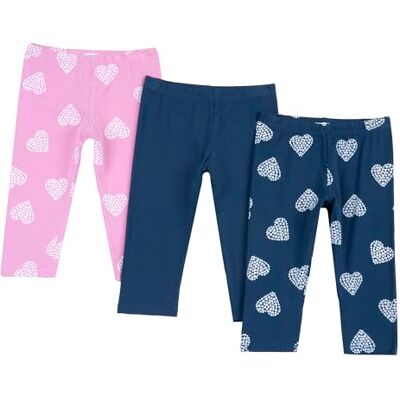 Prénatal , 3 Leggings Bambina, Pantaloni Bambina Stile Capri in Cotone Leggero, Diverse Fantasie Prénatal , 3 Leggings Bambina, Pantaloni Bambina Stile Capri in Cotone Leggero, Diverse Fantasie